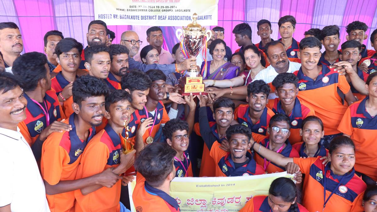 Mysuru team wins sports championship for hearing impaired in Bagalkot